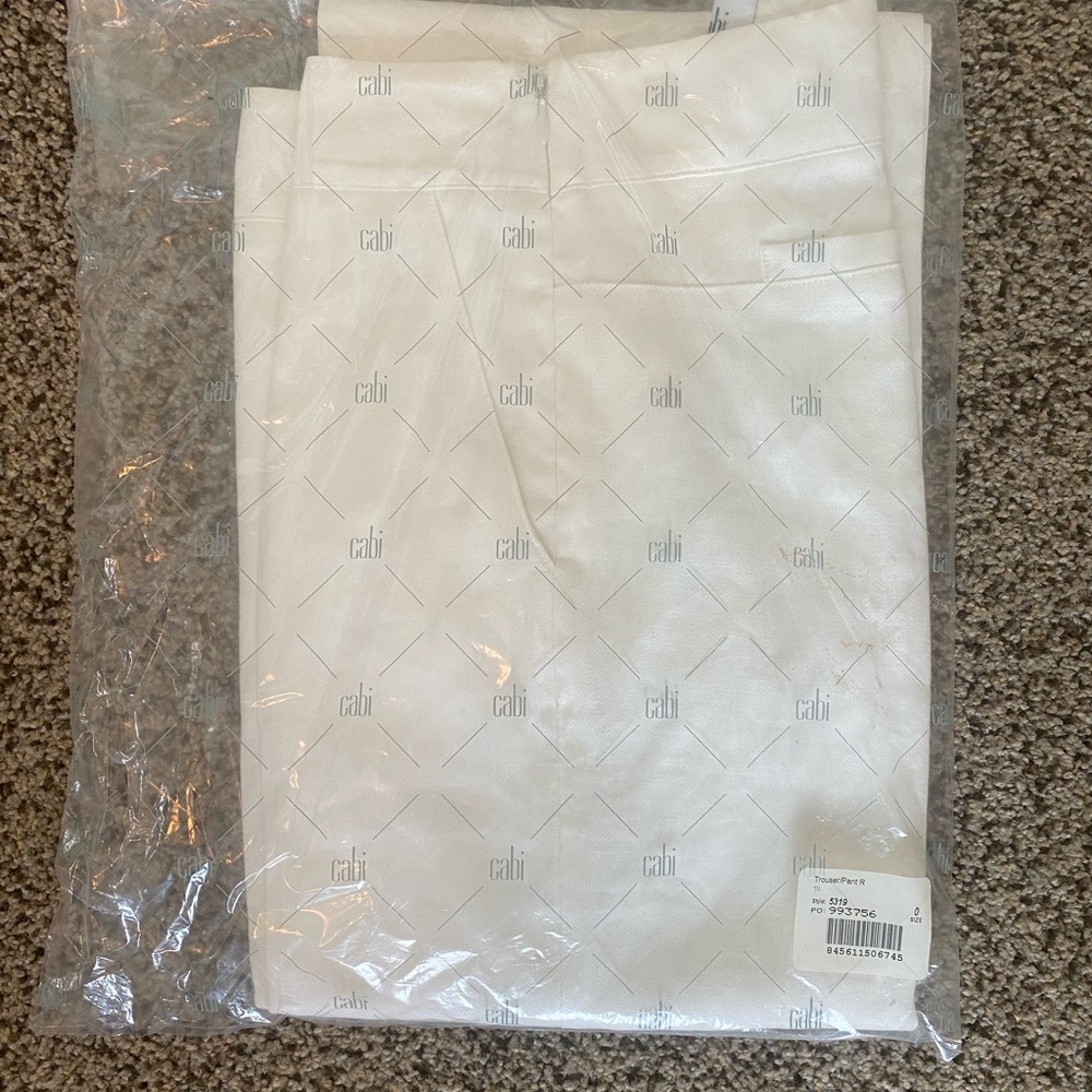 cabi Angel Linen Trousers Women’s Size 0 NWOT - Picture 7 of 7